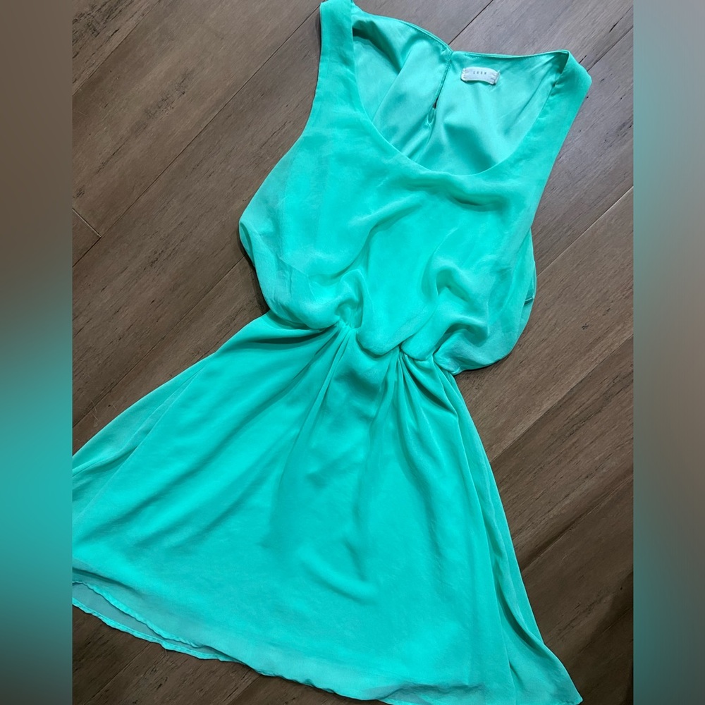 Mint green medium dress